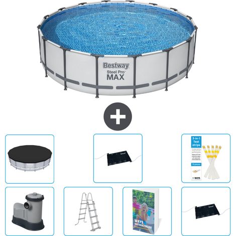 Bestway Steel Pro MAX Rund - 488x122 cm - 8-teilig S562