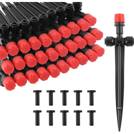 30 Émetteur,Connexion Rapide,Réglable 360 Degrés,Tuyau 1/4",Jardin (1/5)