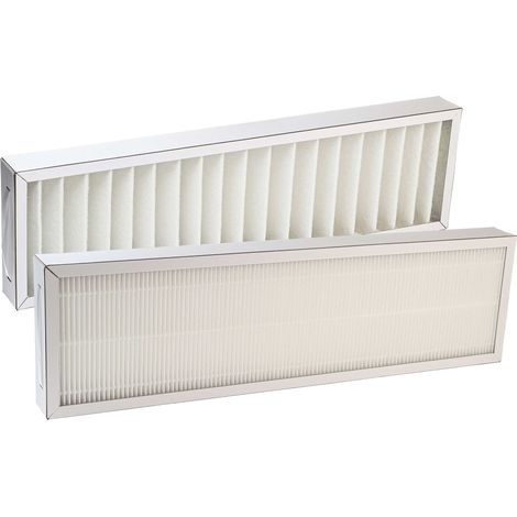 vhbw Set filtros reemplaza Pluggit APFG4-460, APFGF7-460 para unidad ventilación - G4 / F7 2 uds., blanco