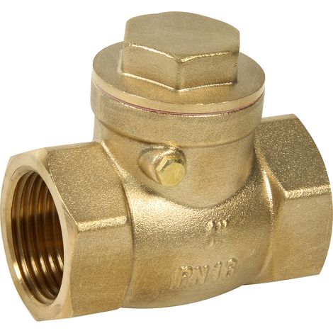 Clapet simple battant laiton femellle BSP à siège EPDM PN16 - Série 322 50x60