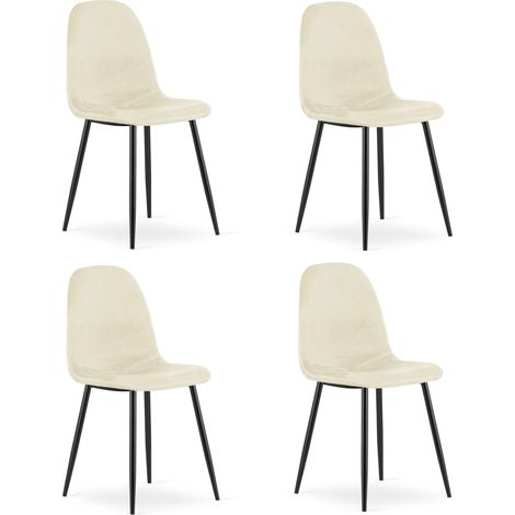 Poltrona Como - velluto beige x 4 (1/5)