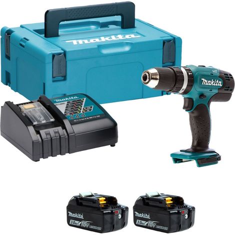 Makita DHP453RFJ 18v LXT Combi Drill (2x3Ah)