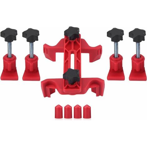 SHINING HOUSEKit d'Outil de Calage de Moteur, 9Pcs Outil de Calage d'arbre à Cames Outil de Changement de Courroie de Distribution avec Pignon pour Voiture (1/3)