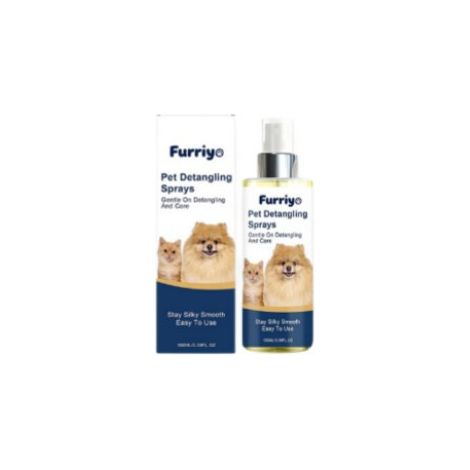 Furriyo Tierhaarpflegespray für Katzen und Hunde: Glättendes, glänzendes, knotenfreies und knotenfreies Haarpflegespray (1/5)