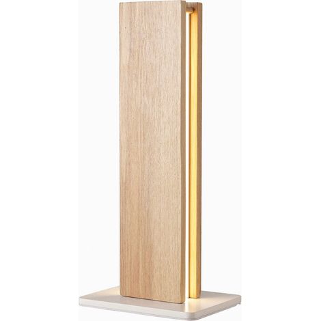 Lampe Table LED en Bois 15w 3000k