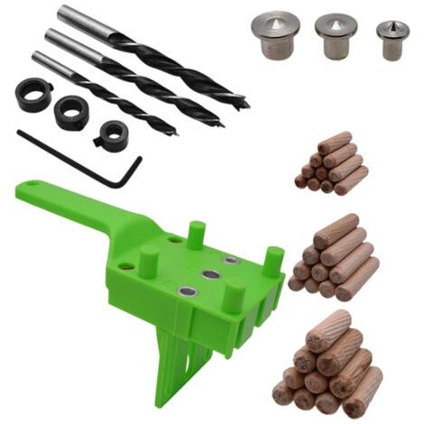 Ensemble D'outils De Positionnement Perçage Du Bois 41 Pièces Pour Les Projets Fabrication Trous Planches Et Le Travail Du Avec Des Guides Précis Collection D'outils (1/5)