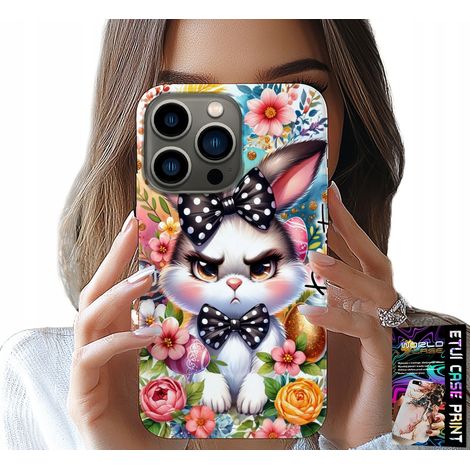 Custodia per iPhone 16 Pro Max - Coniglietto pasquale, lepre, uova + vetro (1/5)