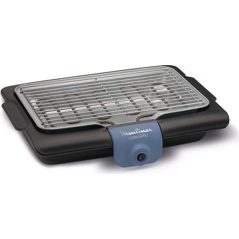 Moulinex BG134812 Barbacoa eléctrica negro azul plata (1/5)