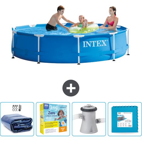 Intex Piscina con struttura Rotonda - 305x76 cm - 7-pezzi SCB9 (1/5)
