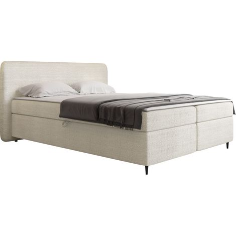 Cama continental Stonecrest 108, Taro 01, Continental, Doble, 180x200, Tapiz, Somieres, 202x207x104cm