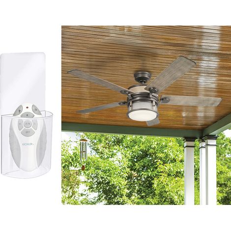 Deckenventilator mit Licht und Fernbedienung, Outdoor geeignet IP44, Ø 152cm (1/5)