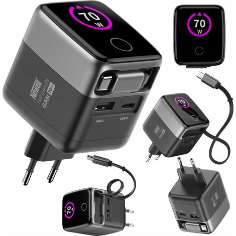Newell GaN 70W TFT Wandladegerät - EU 3xUSB 1 Stück. (1/5)