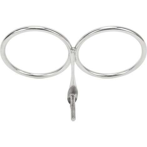 Doppelring-Becherhalter aus Edelstahl, Aufbewahrungsgestell für Flaschen und Dosen, ideal für Boote, Yachten, Wohnmobile und den maritimen Einsatz. (1/5)