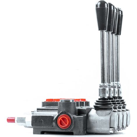 Hydraulischer Verteiler 40L 4-teilig doppelseitig manuell betätigt 87000923 (1/5)