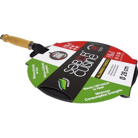 Sartén para crepas de aluminio fusión 28 cm