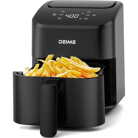 Friteuse à air 2,2 Pintes, Petite Mini Friteuse à air 4 en 1, Cuisson, Rôtissage, Réchauffage, 95% Moins d'Huile, Compacte et silencieuse, Antiadhésive et Lave-vaisselle