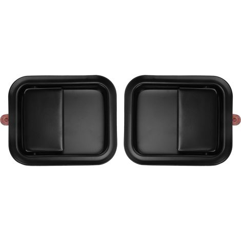 de porte extérieure de voiture gauche droite noire (1/5)