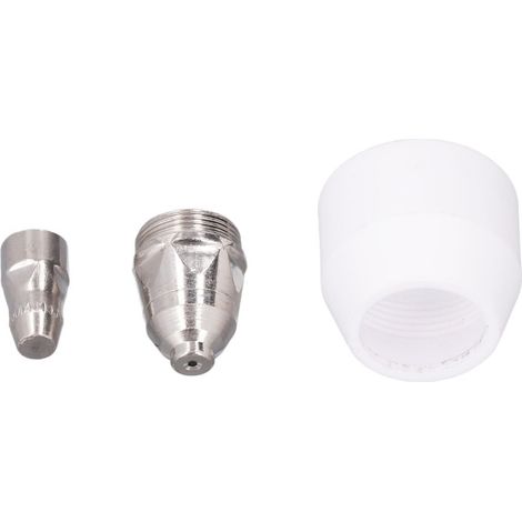 Lot de 3 buses de découpe plasma, électrodes de torche de découpe, buses de protection en céramique, consommables pour P80 (1/5)