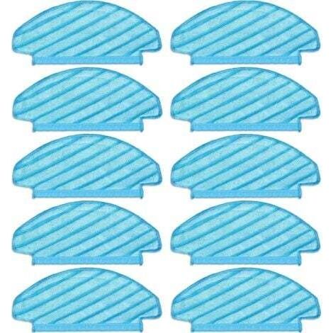 (10 pieces) Washable and reusable mop pads for ECOVACS DEEBOT OZMO T8/ T8+/ T8 AIVI/ T9/ T9 MAX/ N8 Pro vacuum cleaners, mop cloths, durable cleaning cloths--DTEKGAZ (1/5)