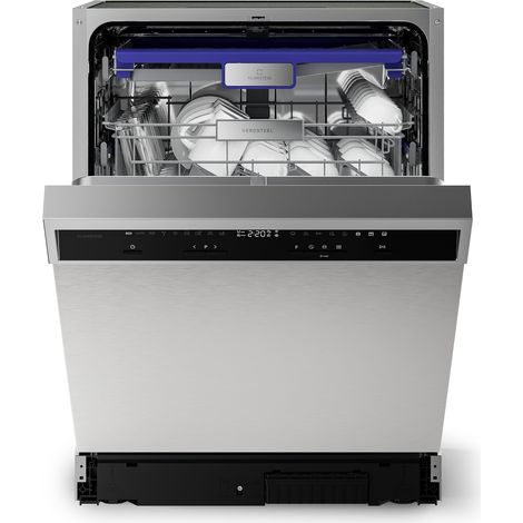 Klarstein Lavavajillas empotrable Verosteel  Minimalista, eficiente, elegante  EEC A  60 cm
