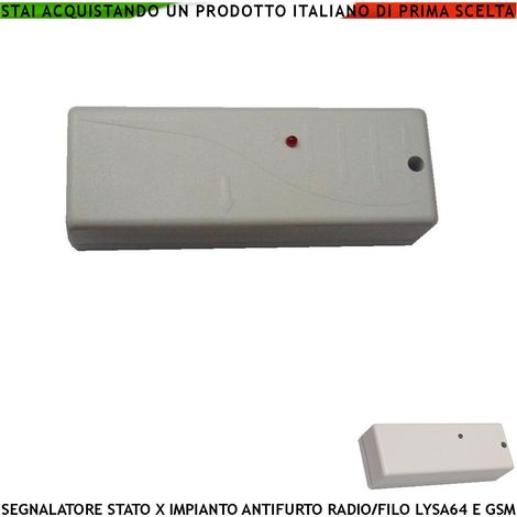 Contatto Magnetico Radio Fr. 433,92 MHz Con Sismico Regolabile 5 Pezzi Bianchi Ingresso Sensore Remoto Contaimpulsi x Sintap Antifurto Sydra evo GSM Anticollisione Rileva Trapano e Scasso CM 20 VR (1/5)