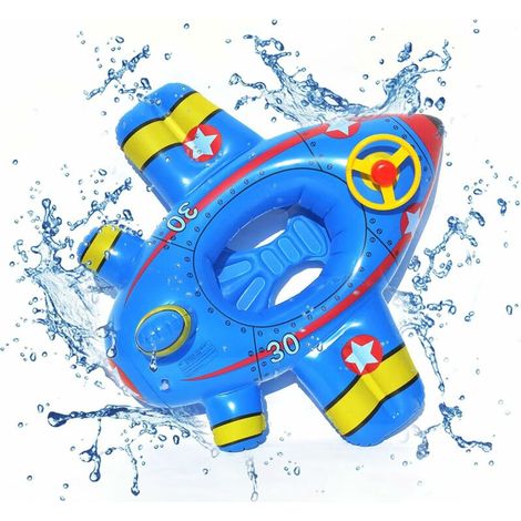 Green Mobility-Bouée flottante pour bébé, siège flottant, bateau, piscine, anneau pour enfants, avion, anneau de natation pour enfants de 1 à 4 ans (1/5)