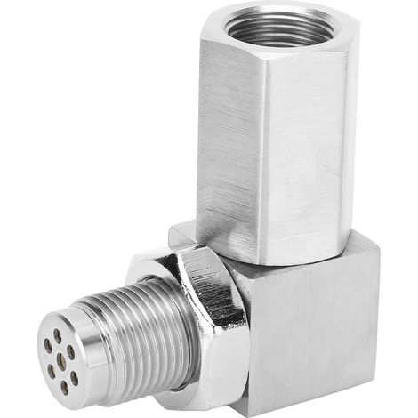 Kit 90° Éliminateur CEL Catalyseur Onduleur O2 Sonde Douille Acier Inoxydable Anti-Fuite Contrôleur (1/5)