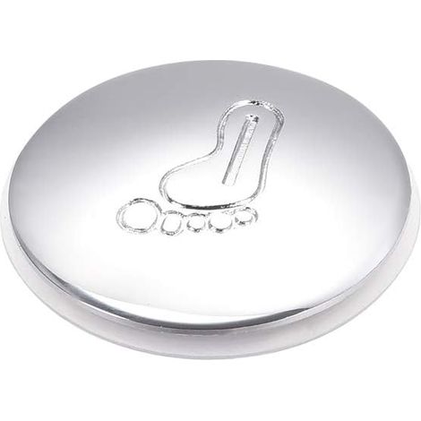 Bouchon de vidange d'évier à bouton-poussoir en alliage de zinc de 42 mm de diamètre