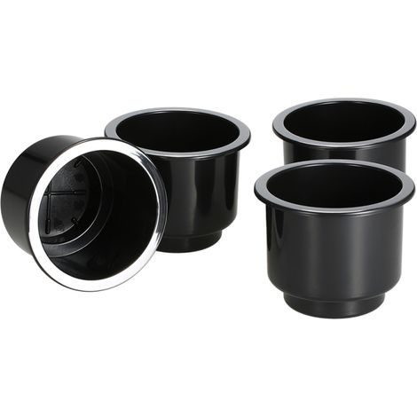 Set mit 4 universellen, eingelassenen Kunststoff-Becherhaltern für Boote, Autos und den Einsatz auf dem Wasser (1/5)