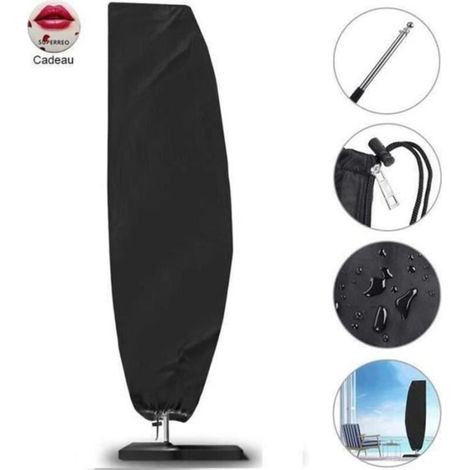 Waterproof Cover for 280 cm Offset Umbrella with Telescopic Pole (1/4)