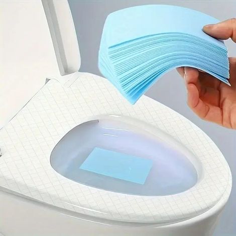 Lot de soixante lingettes nettoyantes multi-usages pour toilettes, élimine les odeurs et les taches dans la salle de bain - Crezuo (1/4)