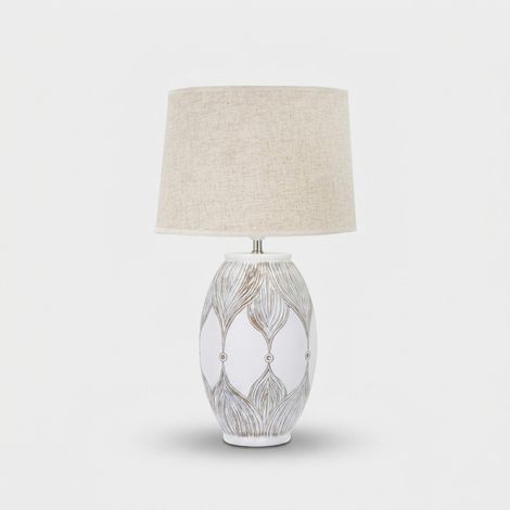 TABLE LAMP POLYRESIN OVAL ATENE CM Ø 38X67 (1/5)