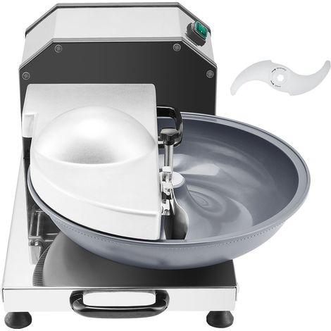 Robot culinaire hachoir, 3000 tr/min, lames en acier inoxydable courbes, multifonction pour légumes, fruits, céréales et noix. (1/5)