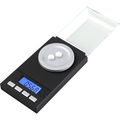 Balance de précision numérique pour bijoux, pesage précis, mesure rapide et exacte, capacité de 50 g, précision de 0,001 g, balance électronique de poche portable-AquaForge (1/5)