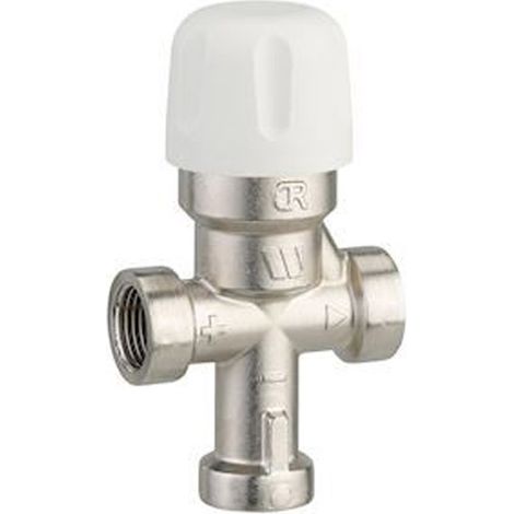 Mitigeur thermostatique régulateur limiteur femelle 1/2" (15/21) - Réglage de 25°C à 55°C - Watts
