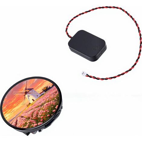 1.75 Inch Round Display Development Board, Dual Core Arm Cortex M33 150 MHz Processor, 520 KB 16 MB Flash, 466 X 466 Resolution, 65,000 Colors (1/5)