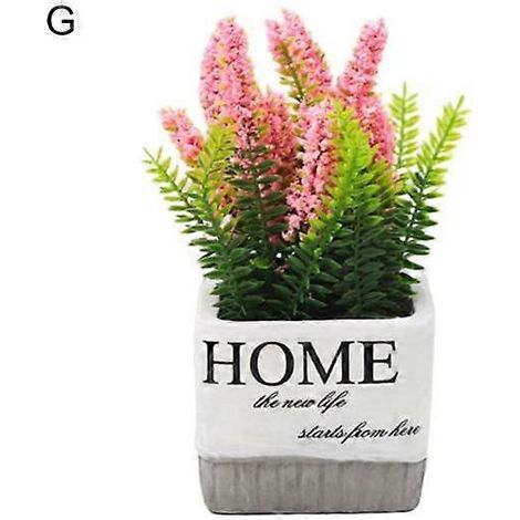 Fleurs de lavande artificielles en gypsophile en plastique pour jardin, table et décoration intérieureG (1/5)