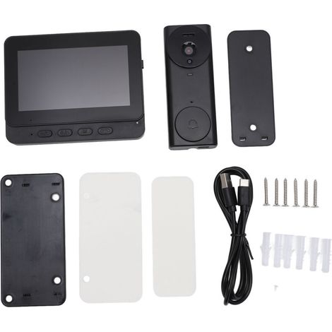 Eosnow Wireless Video Door Intercom System 4.3-inch Phone for Villa Office Apartment (1/4)