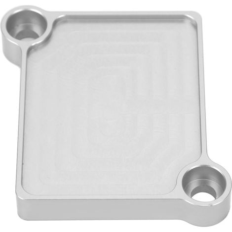 Plaque d'obturation du corps de papillon et de la vanne de régulation du ralenti, accessoire compatible avec Honda Civic/Integra/Accord (argent) (1/5)
