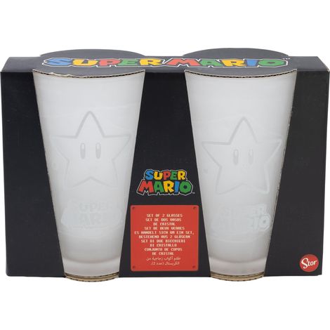 Lot de 2 verres à eau en verre 490 ml (1/4)