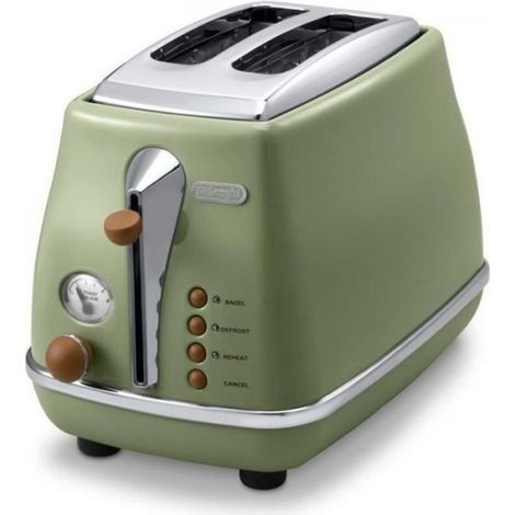 Grille Pain - Toaster Electrique Icona Vintage - Delonghi CTOV 2103.GR (1/4)