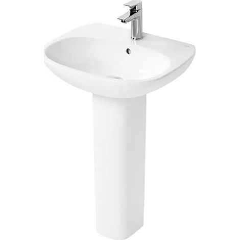 Ideal Standard Tesi Basin and Full Pedestal 550mm Wide 1 Tap Hole (1/5)