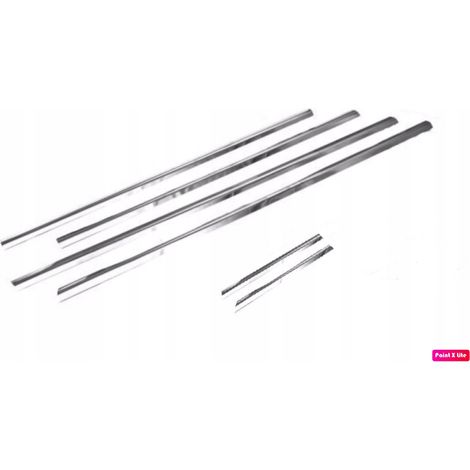 Fiat 500 - Molduras cromadas para las ventanillas laterales de las puertas, 6 piezas (1/3)