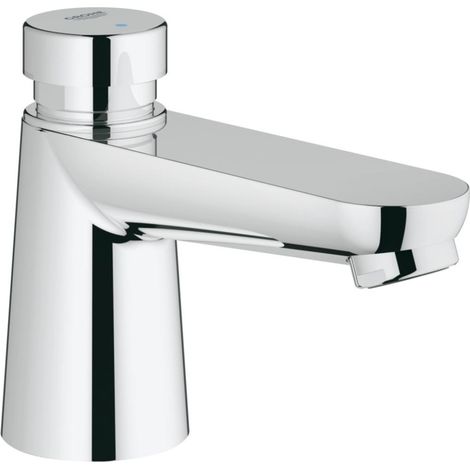 Euroeco Cosmopolitan T rubinetto con autochiusura a tempo, Cromo (36265000) (1/2)