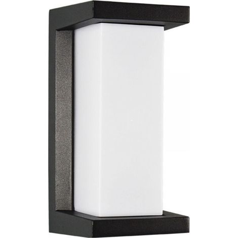 6000K Applique Murale Extérieur, Combuh 12W Aluminium Applique Exterieur LED Lampe Exterieur Appliques Étanche IP65 Anthracite Eclairage Décoration Lumière Pour Cour Jardin Terrasse Proche Mur Pathway (1/4)