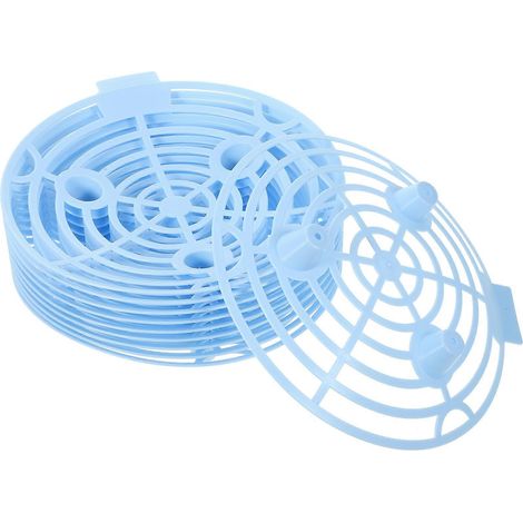 Supports de plantation de fraisiers en plastique pour jardin, 10 pièces, bleu ciel, pour plantes grimpantes (1/5)