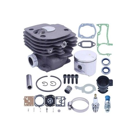 Kit cylindre compatible Husqvarna 372XP – Cylindre 52 mm complet – Ensemble piston et joints – Pièces détachées pour tronçonneuse