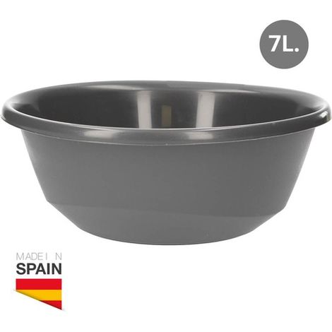 Barreño negro 7 l