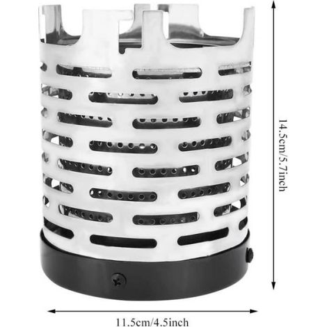 Chauffage Poêle,Accessoires de randonnée de camping en métal de chauffage pliant en plein air portable (1/4)