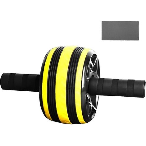 Roue abdominale à roulettes avec genouillère, équipement d'entraînement pour salle de sport à domicile C (1/5)